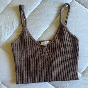 Nia Knit Tank size M in brown